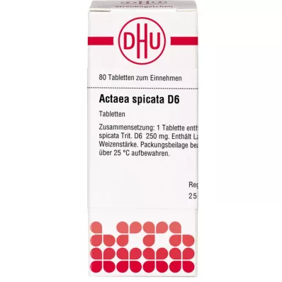 ACTAEA SPIC D 6, 80 db