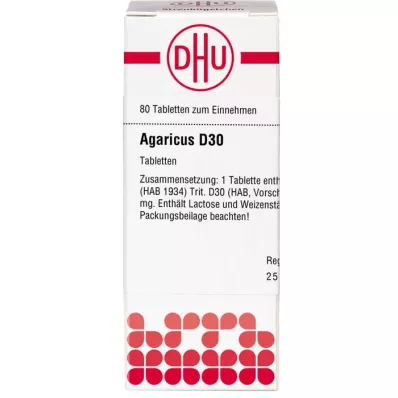 Agaricus D30, 80 db Agaricus D30, 80 db