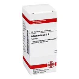 ALLIUM SATIVUM D 6 tabletta, 80 db