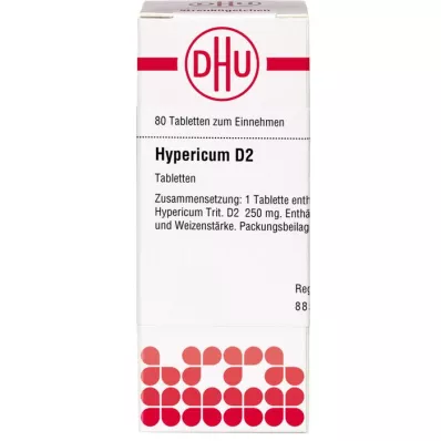 HYPERICUM D 2 tabletta, 80 db