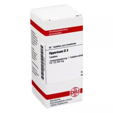 HYPERICUM D 3 tabletta, 80 db
