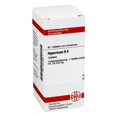 HYPERICUM D 6 tabletta, 80 db
