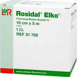 ROSIDAL Elko 10 cmx5 m rövidre nyúló kötszer, 2 db