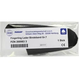 Fingerling bőr 7-es méret tárolóval, 1 db