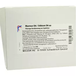 MARMOR D 6/Stibium D 6 aa ampullák, 5X10 ml