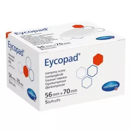 EYCOPAD Szemborogatás 56x70 mm nem steril, 5 db