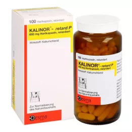 KALINOR retard P 600 mg kemény kapszula, 100 db