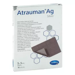 ATRAUMAN Ag 5x5 cm-es steril borogatások, 10 db