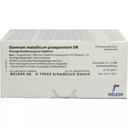 STANNUM METALLICUM praeparatum D 8 ampulla, 48X1 ml