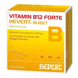 VITAMIN B12 HEVERT forte Injekt ampulla, 20X2 ml