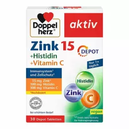 DOPPELHERZ Cink+Histidin Depot tabletta aktív, 30 db