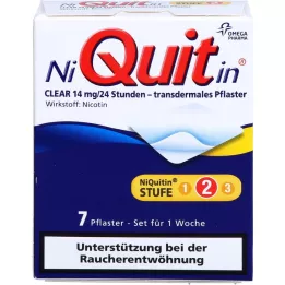 NIQUITIN Tiszta 14 mg transzdermális járda, 7 db