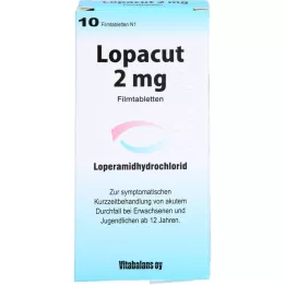 LOPACUT 2 mg film -bevonatú tabletták, 10 db