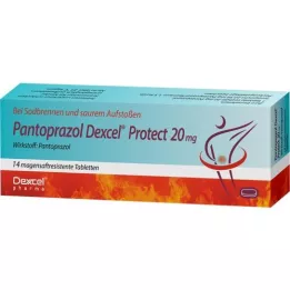 PANTOPRAZOL Dexcel Protect 20 mg gastrointestinalis, 14 db