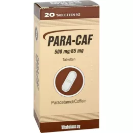 PARA CAF 500 mg/65 mg tabletta, 20 db