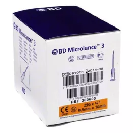 BD MICROLANCE Kanül 25 G 5/8 0,5x16 mm, 100 db