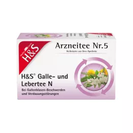 H&S Epe- és májtea N szűrőtasak, 20X2,0 g