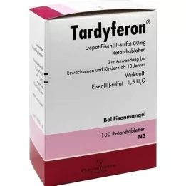 TARDYFERON Retard tabletták, 100 db