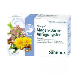 SIDROGA Gasztrointesztinális stimuláló teafilter tasakok, 20X2,0 g