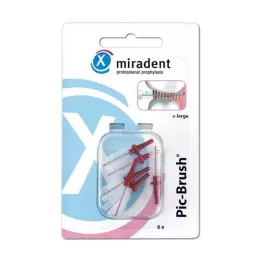 MIRADENT Interd.Pic-Brush cserekefe x-nagy bordó, 6 darab