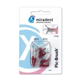 MIRADENT Interd.Pic-Brush cserekefe x-nagy bordó, 12 darab