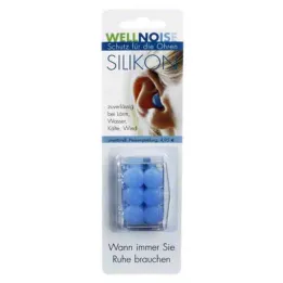 WELLNOISE Füldugók kék bliszter, 3X2 db