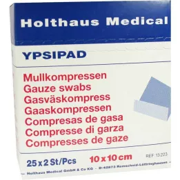 MULLKOMPRESSEN Ypsipad 10x10 cm steril 8 rétegű, 25X2 db