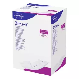 ZETUVIT Nedvszívó borogatás steril 20x40 cm, 5 db