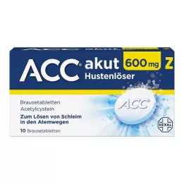 ACC akut 600 Z köhögéscsillapító pezsgőtabletta, 10 db