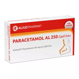 PARACETAMOL AL 250 csecsemő kúp, 10 db