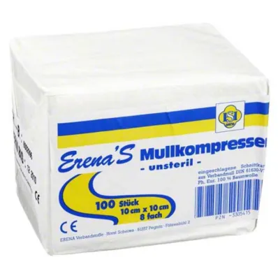 Erena nem steril géz borogatás 10x, 100 db