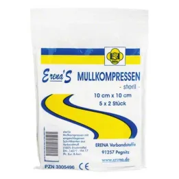 Erena steril géz borogatás 10x10, 5x2 db