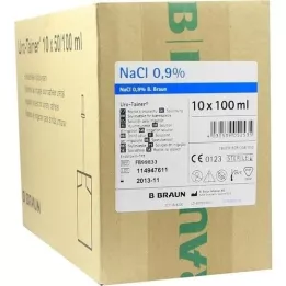 URO TAINER Nátrium -klorid oldat 0,9%, 10x100 ml