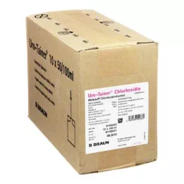 URO TAINER klórhexidin oldat, 10x100 ml