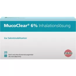 MUCOCLEAR 6% NaCl inhalációs oldat, 20x4 ml