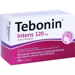 TEBONIN 120 mg -os film -bevonatú tabletták, 200 db