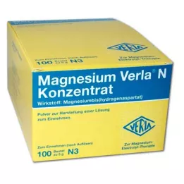 MAGNESIUM VERLA N koncentrátum por orális adagolásra, 100 db