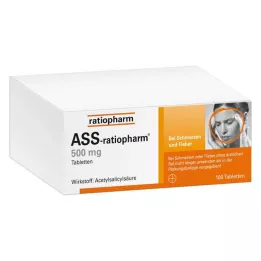 ASS-ratiopharm 500 mg tabletta, 100 db