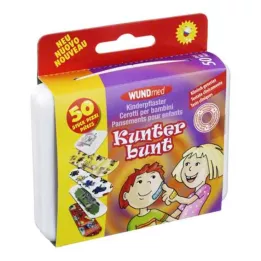 KINDERPFLASTER Színes, 50 db