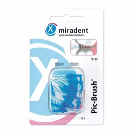 Miradent Interdental Brush Pic-ecset nagy kék, 12 db