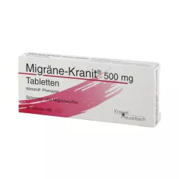 MIGRÄNE KRANIT 500 mg-os tabletta, 20 db