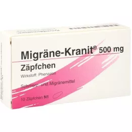 MIGRÄNE KRANIT 500 mg kúpok, 10 db