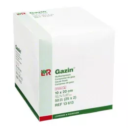 GAZIN Géz komp.10x20 cm steril 8 rétegű, 25X2 db