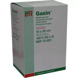 GAZIN Géz komp.10x20 cm steril 8 rétegű, 50X2 db