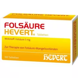 FOLSÄURE HEVERT tabletták, 100 db