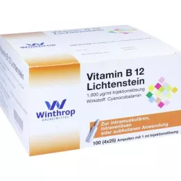 VITAMIN B12 1000 μg Lichtenstein ampulok, 100x1 ml