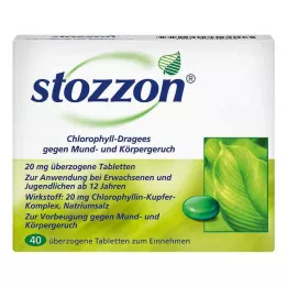 STOZZON Klorofillal bevont tabletta, 40 db
