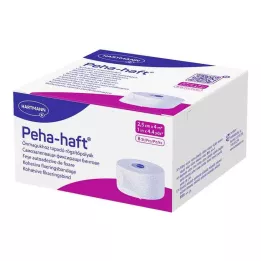 PEHA-HAFT Rögzítő kötszer latexmentes 2,5 cm x 4 m, 8 db