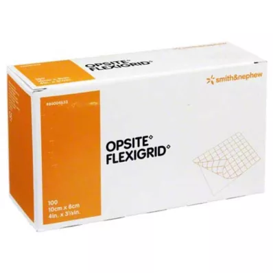 OPSITE Flexigrid transzp. sebkötöző 8x10 cm steril, 100 db