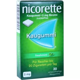 NICORETTE 2 mg FreshMint Kaugummi, 30 db